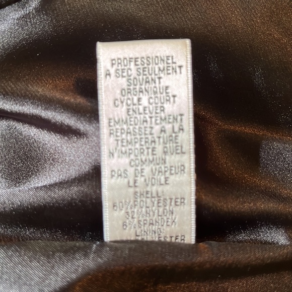 Vtg 80's JESSICA MCCLINTOCK Size 12 Colorblock Strapless Wave Neckline NEW - Picture 10 of 15